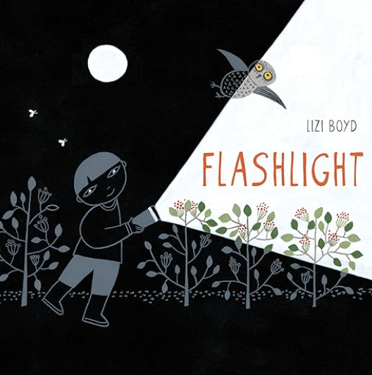 Flashlight joint attention book for toddler speech delay